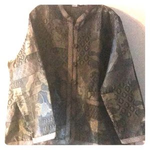EUC Brocade jacket